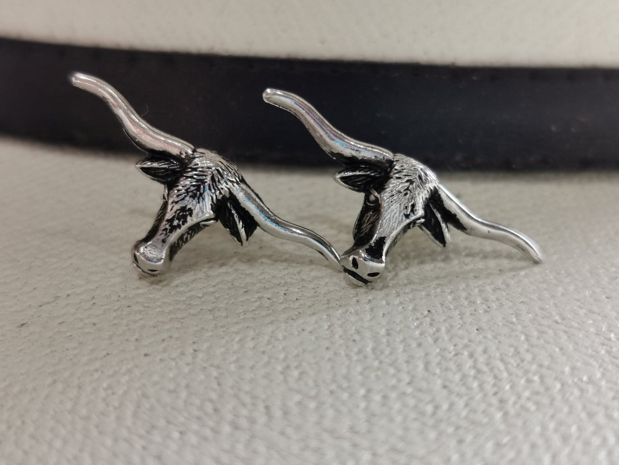 Aretes modelo cabeza toro grande - Tiendacharra.com - Bodega Tienda Charra