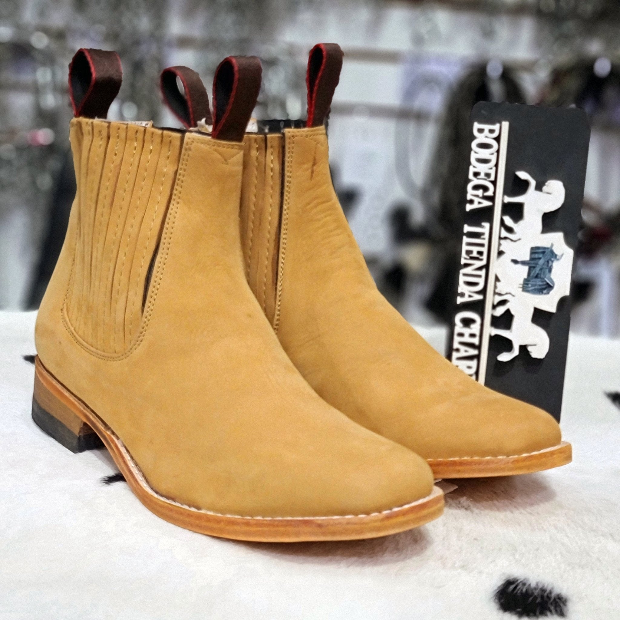 Camel colored leather boots hotsell