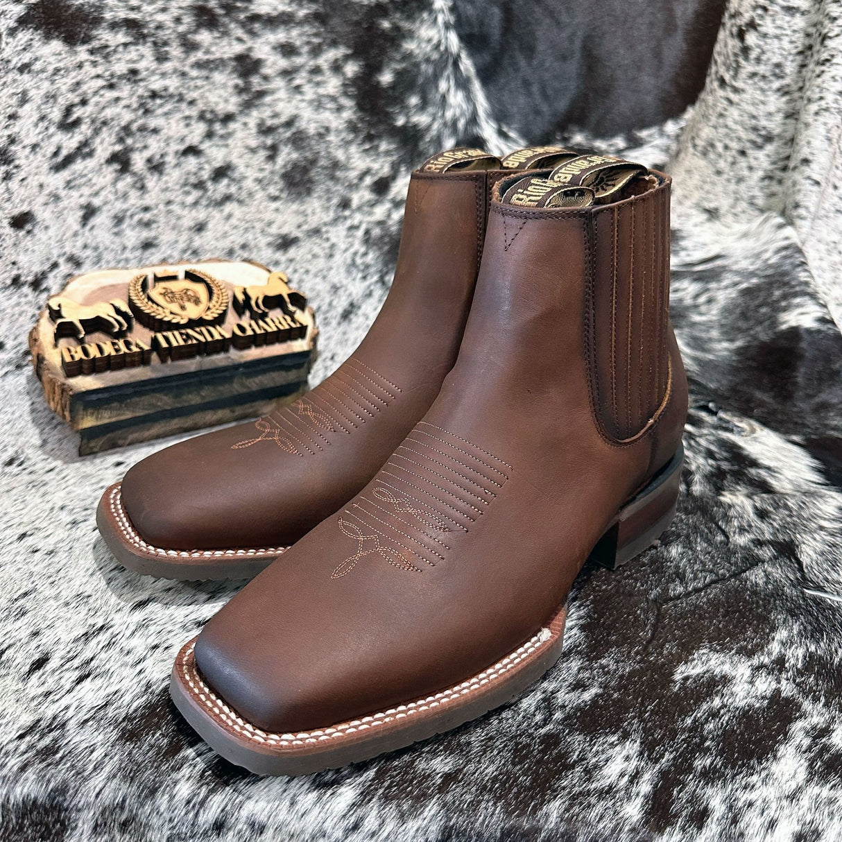 Botin vaquero Holstein de Rio Grande - Tiendacharra.com - Bodega Tienda Charra