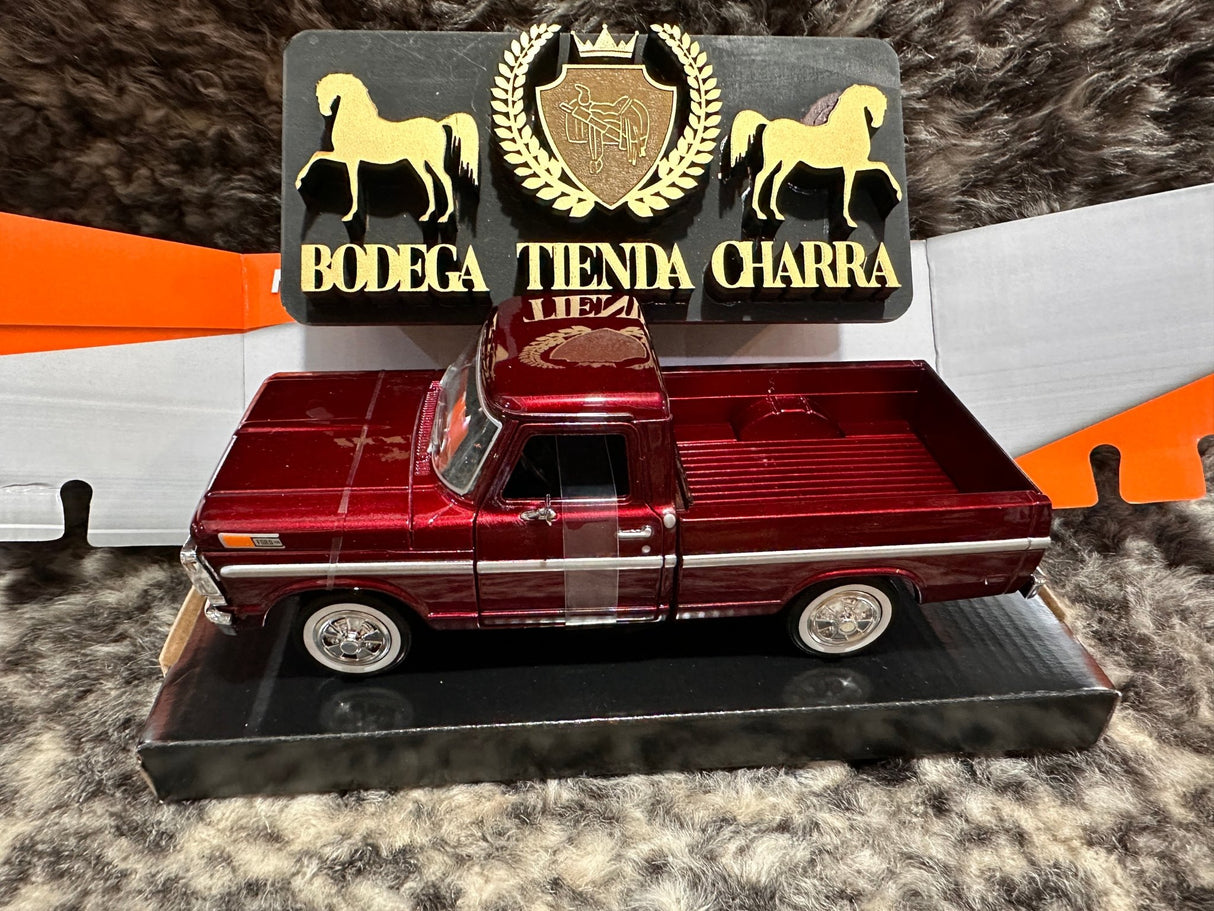 Ford 1969 F - 100 tinta - escala 1/24 - Tiendacharra.com - Bodega Tienda Charra