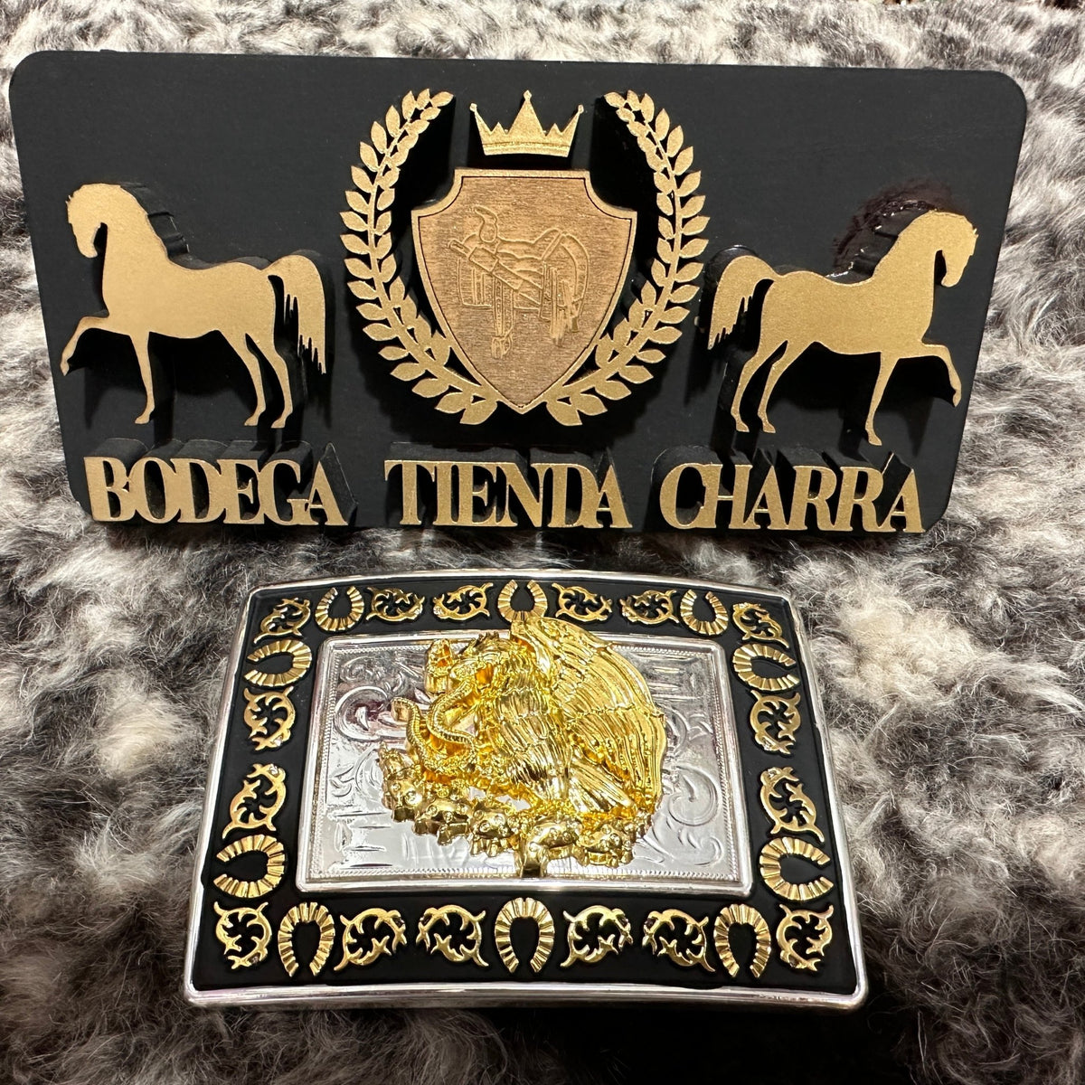 Hebilla charra en alpaca HCAL02 - Tiendacharra.com - Bodega Tienda Charra