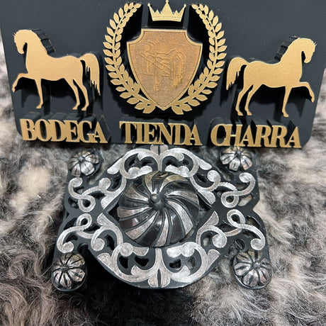 Hebilla grabada en pelo HPN108 - Tiendacharra.com - Bodega Tienda Charra