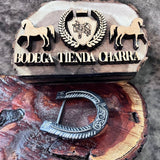 Hebilla modelo herradura pavón negro - Tiendacharra.com - Bodega Tienda Charra