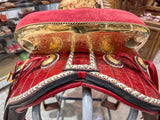 Silla charra cocodrilo herraje chapeado en oro OUTLET - Tiendacharra.com - Bodega Tienda Charra