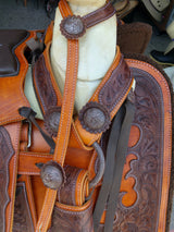 Silla cincelada con herraje oxidado - Tiendacharra.com - Bodega Tienda Charra
