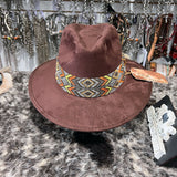Sombrero gamuzina con brillantes - Tiendacharra.com - Bodega Tienda Charra