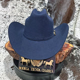 Texana modelo El Patrón - Azul Marino (Tombstone) - Tiendacharra.com - Bodega Tienda Charra