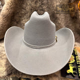 Texana modelo El Patrón - Gris Cristal (Tombstone) - Tiendacharra.com - Bodega Tienda Charra