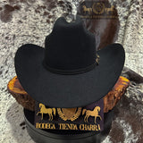 Texana modelo El Patrón - Negra (Tombstone) - Tiendacharra.com - Bodega Tienda Charra