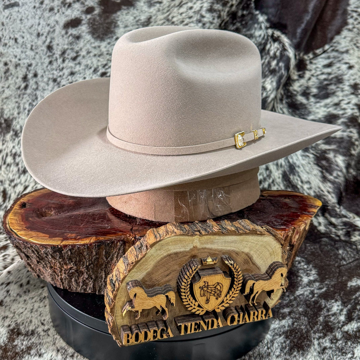 Texana Stetson Guadalupana 6x SilverBelly - Pelo de Castor - Tiendacharra.com - Bodega Tienda Charra